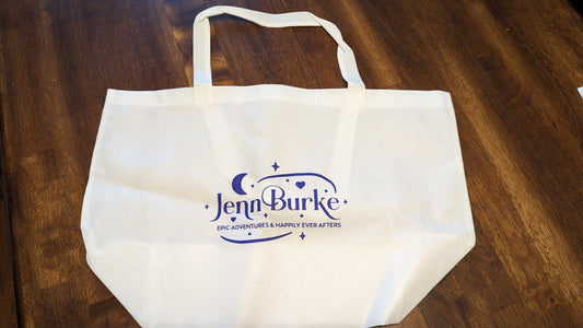 Branded fabric tote bag